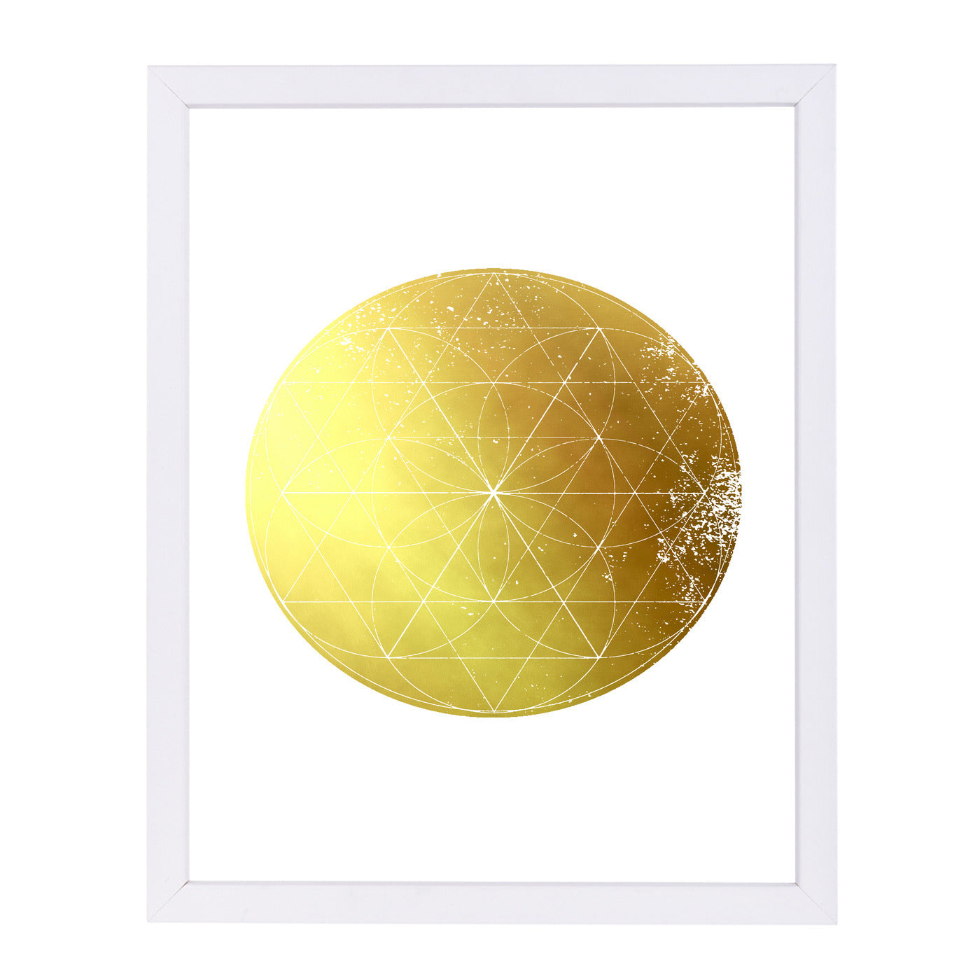 Triangle by Ikonolexi Framed Print - Americanflat