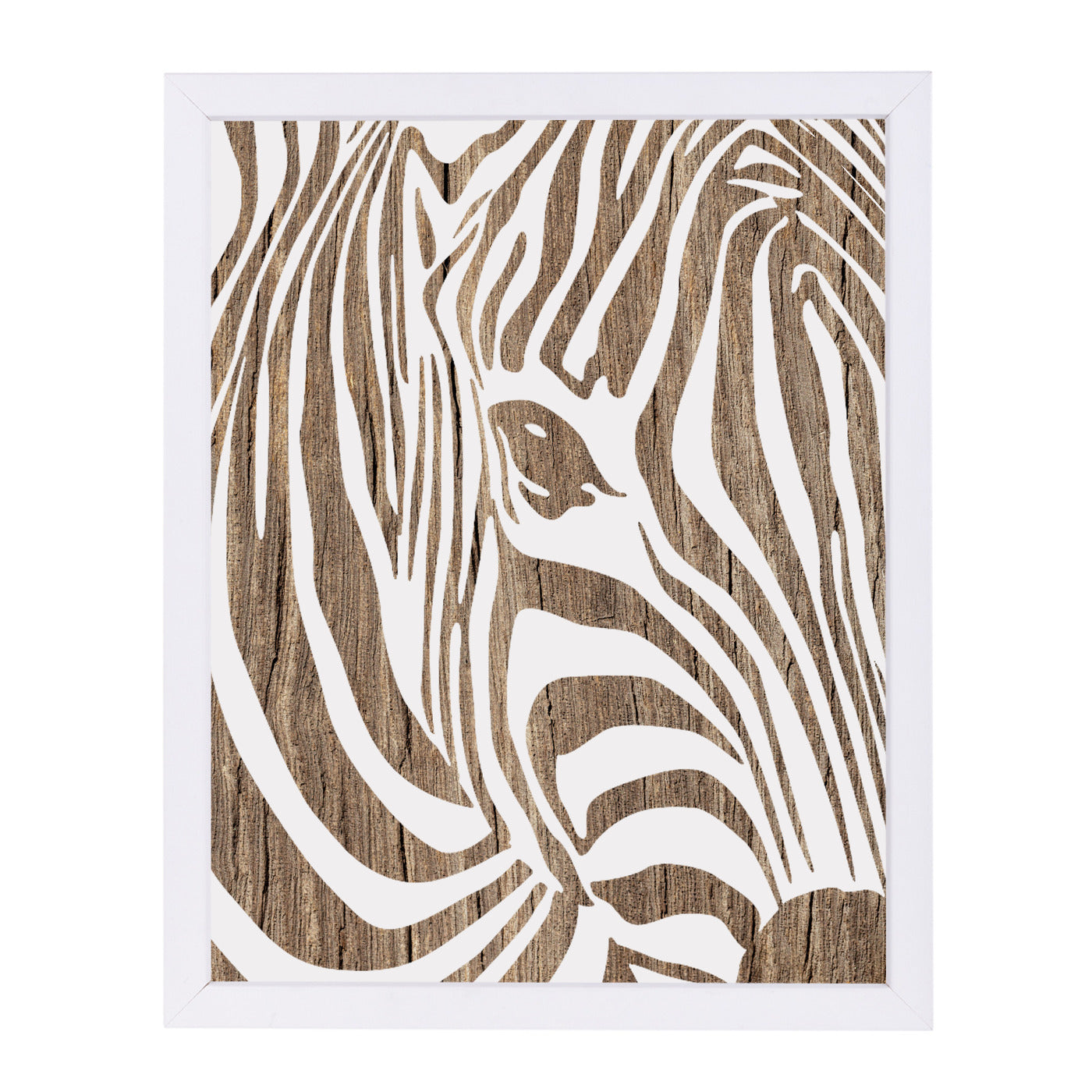 Zebra by Ikonolexi Framed Print - Americanflat