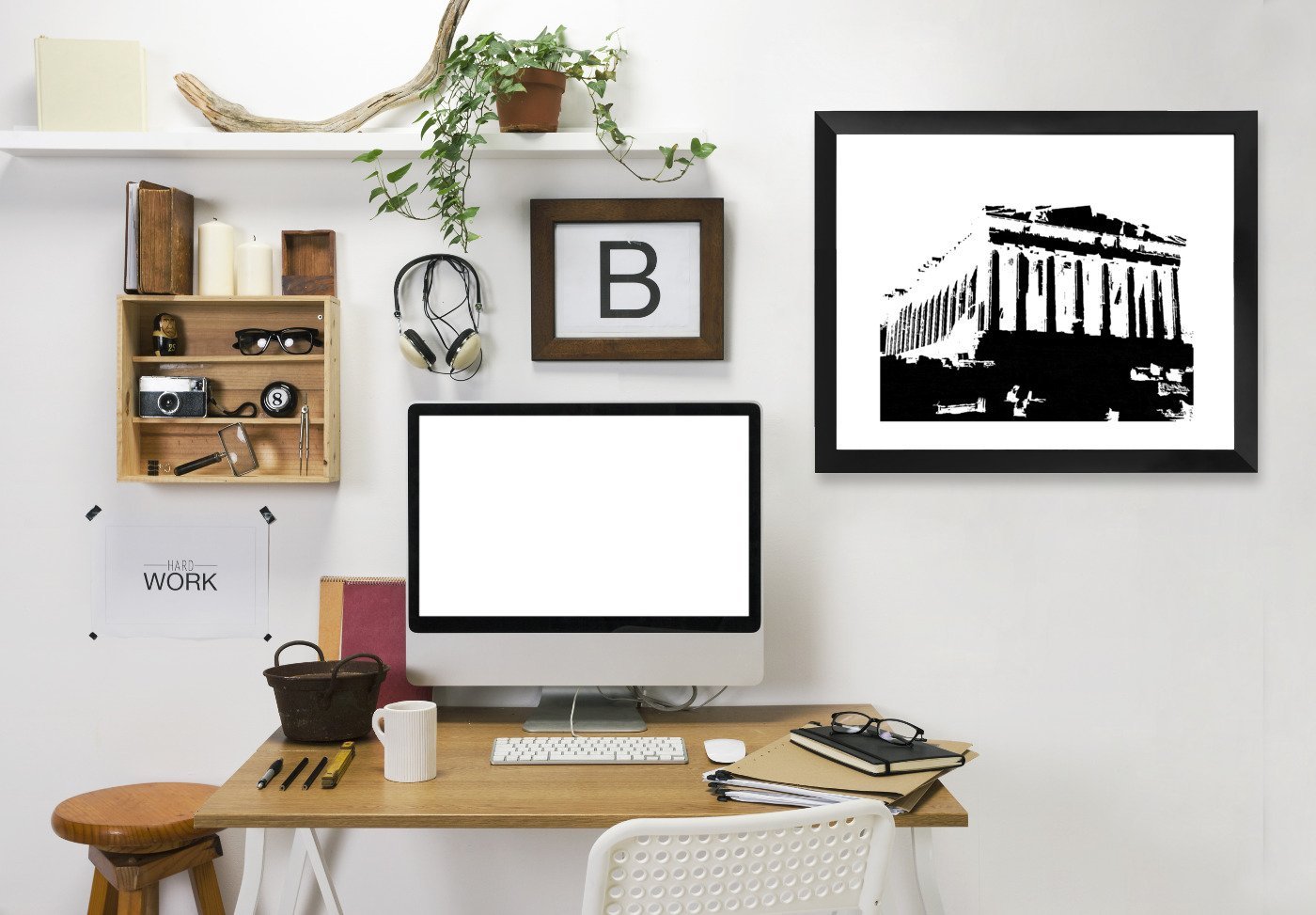 Acropolis2 by Ikonolexi Framed Print - Americanflat