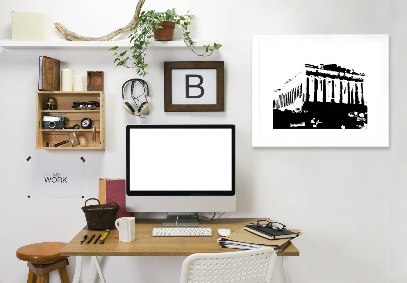 Acropolis2 by Ikonolexi Framed Print - Americanflat
