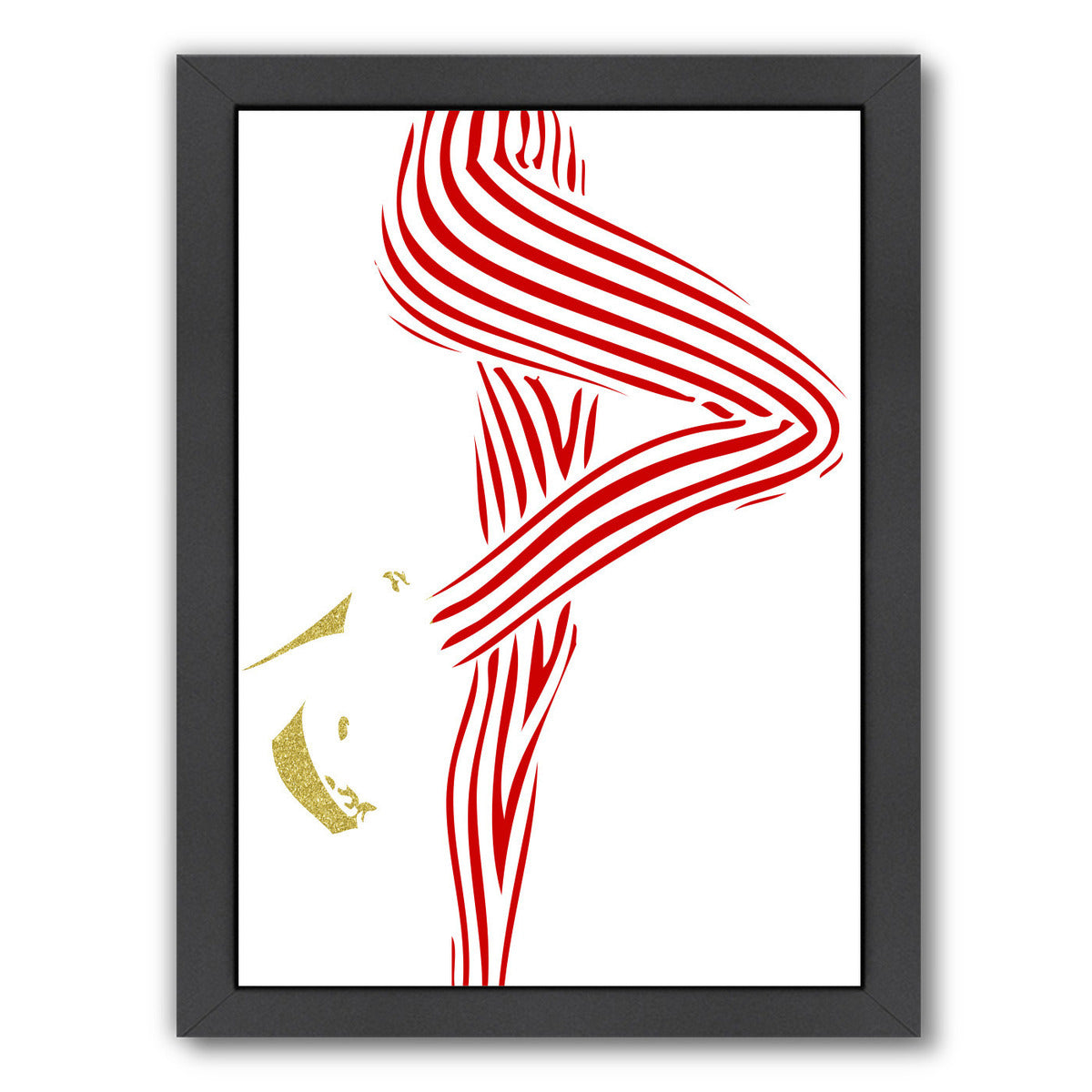 Woman1 by Ikonolexi Framed Print - Americanflat