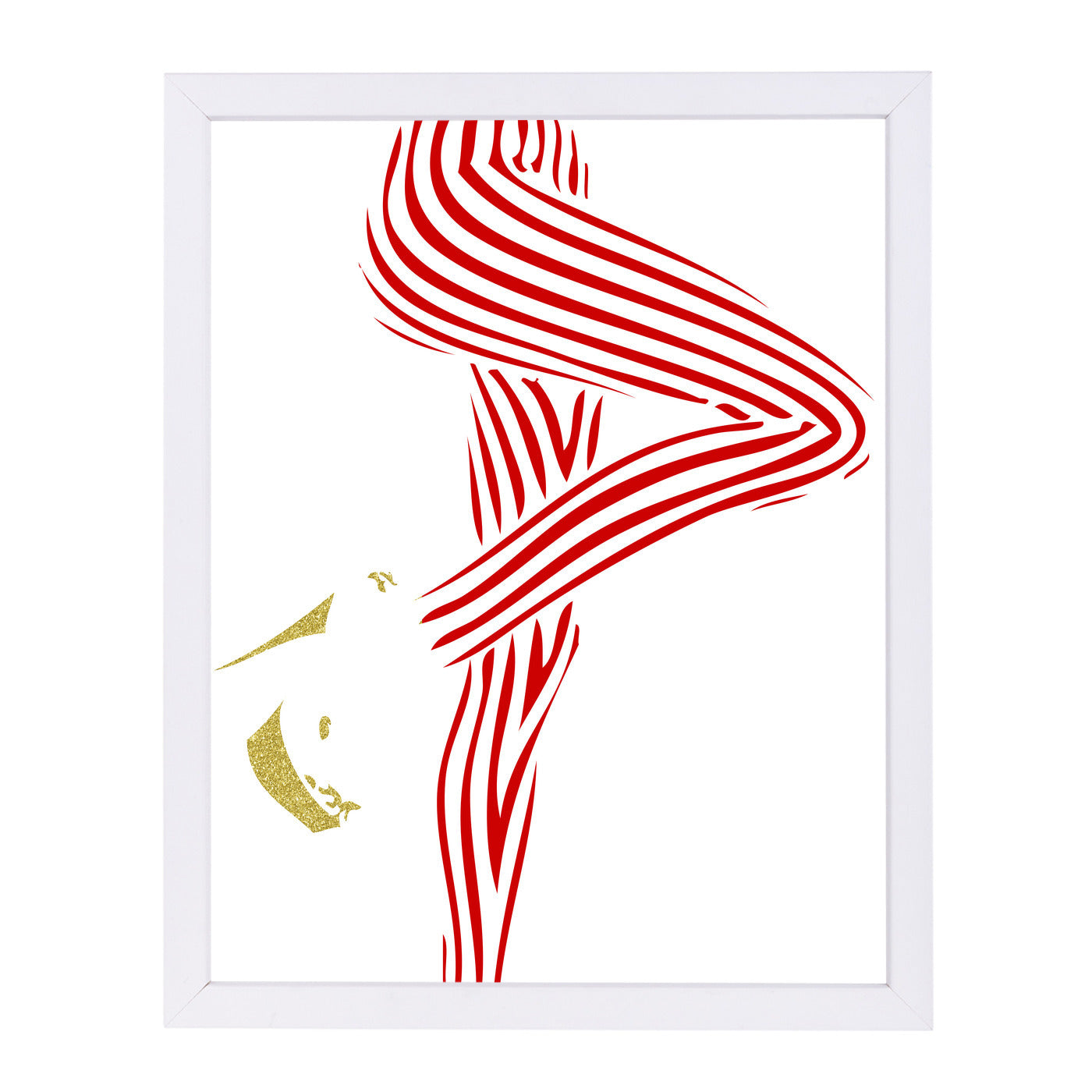 Woman1 by Ikonolexi Framed Print - Americanflat