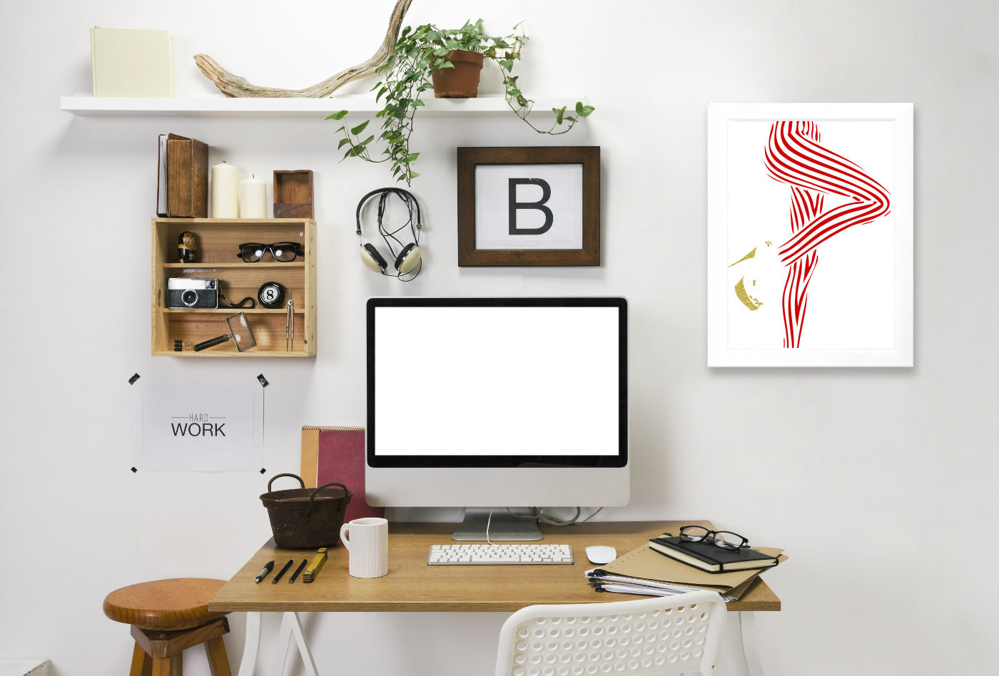 Woman1 by Ikonolexi Framed Print - Americanflat
