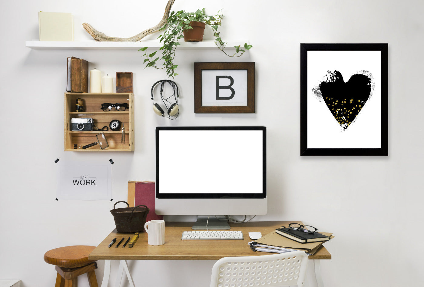 Heart 6 by Ikonolexi Framed Print - Americanflat