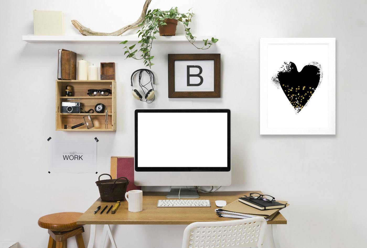 Heart 6 by Ikonolexi Framed Print - Americanflat