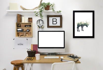 Deer by Ikonolexi Framed Print - Americanflat
