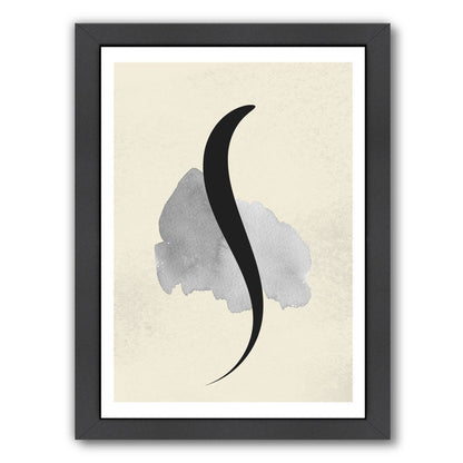 Abstract Text by Ikonolexi Framed Print - Americanflat