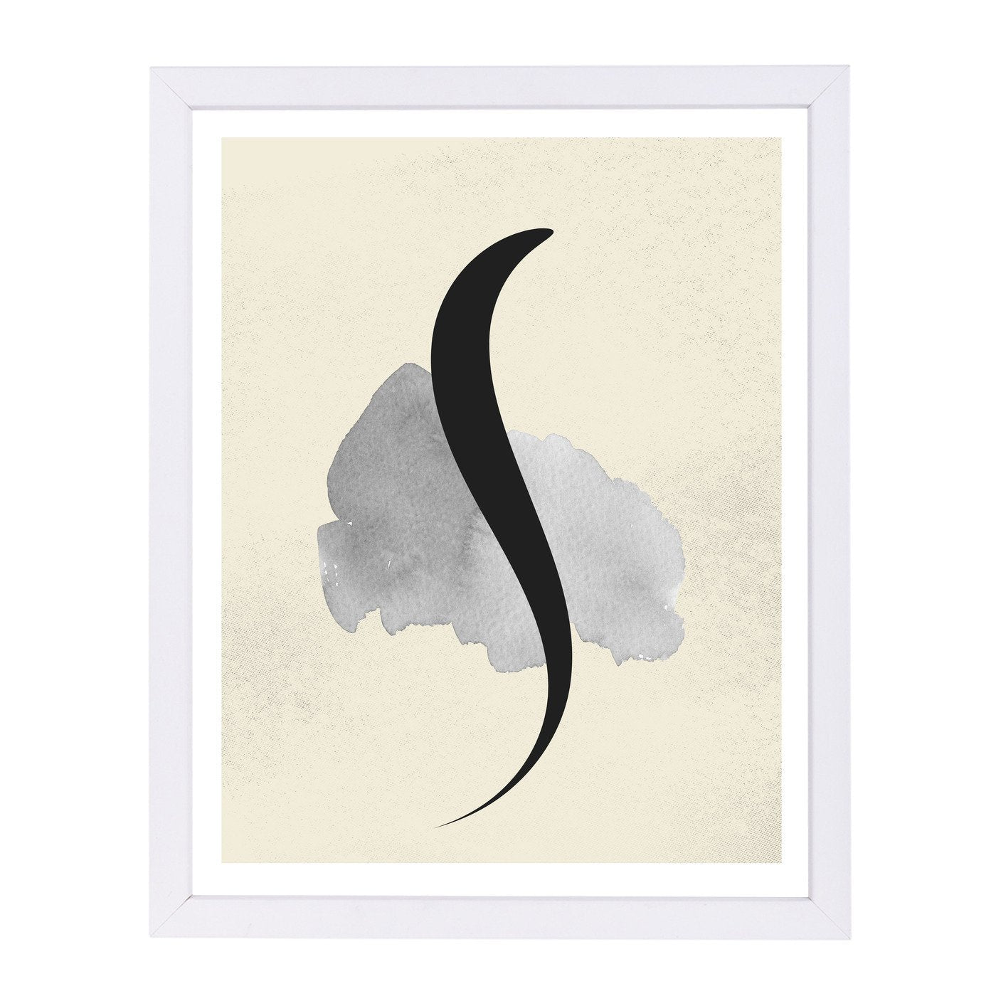 Abstract Text by Ikonolexi Framed Print - Americanflat