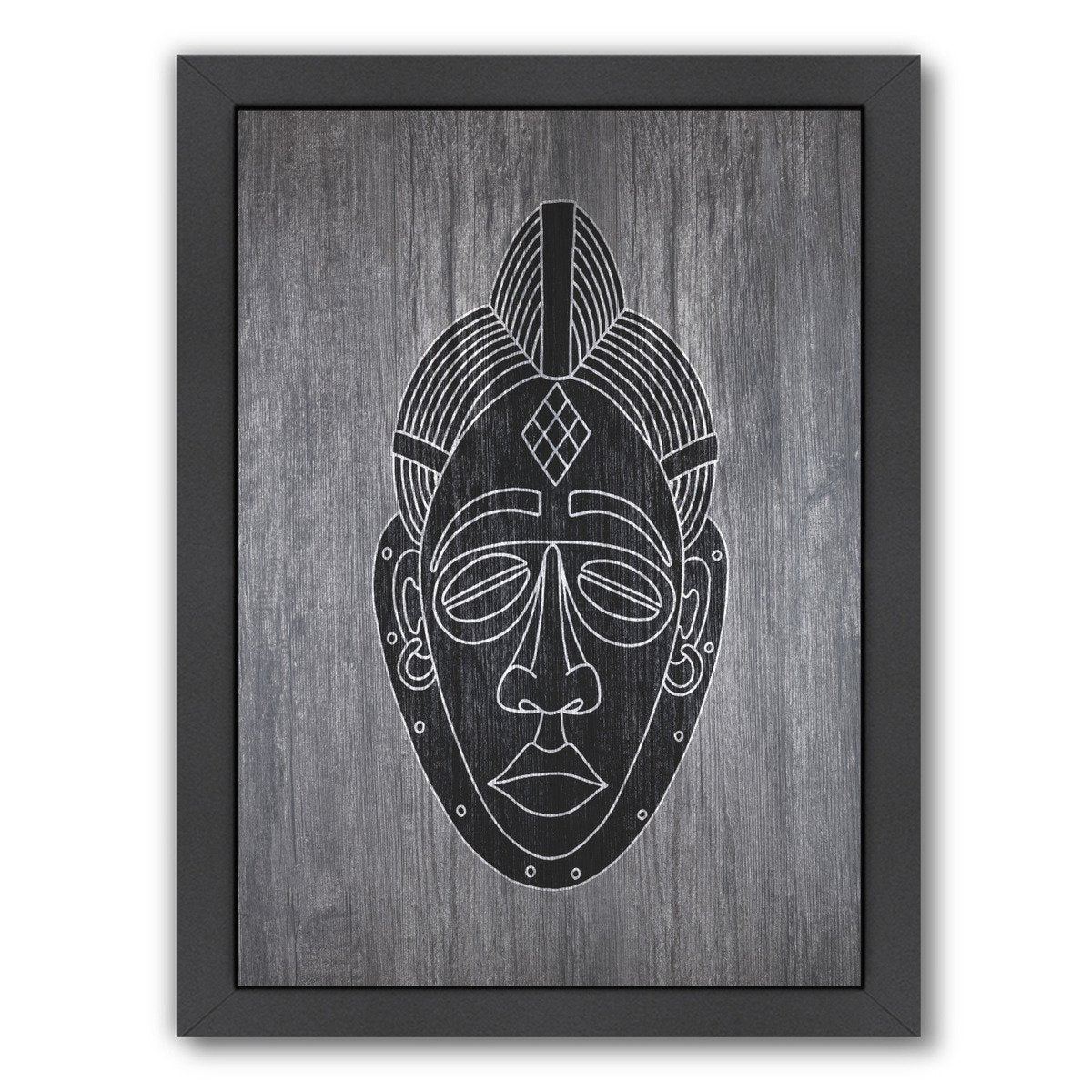African Mask by Ikonolexi Framed Print - Americanflat