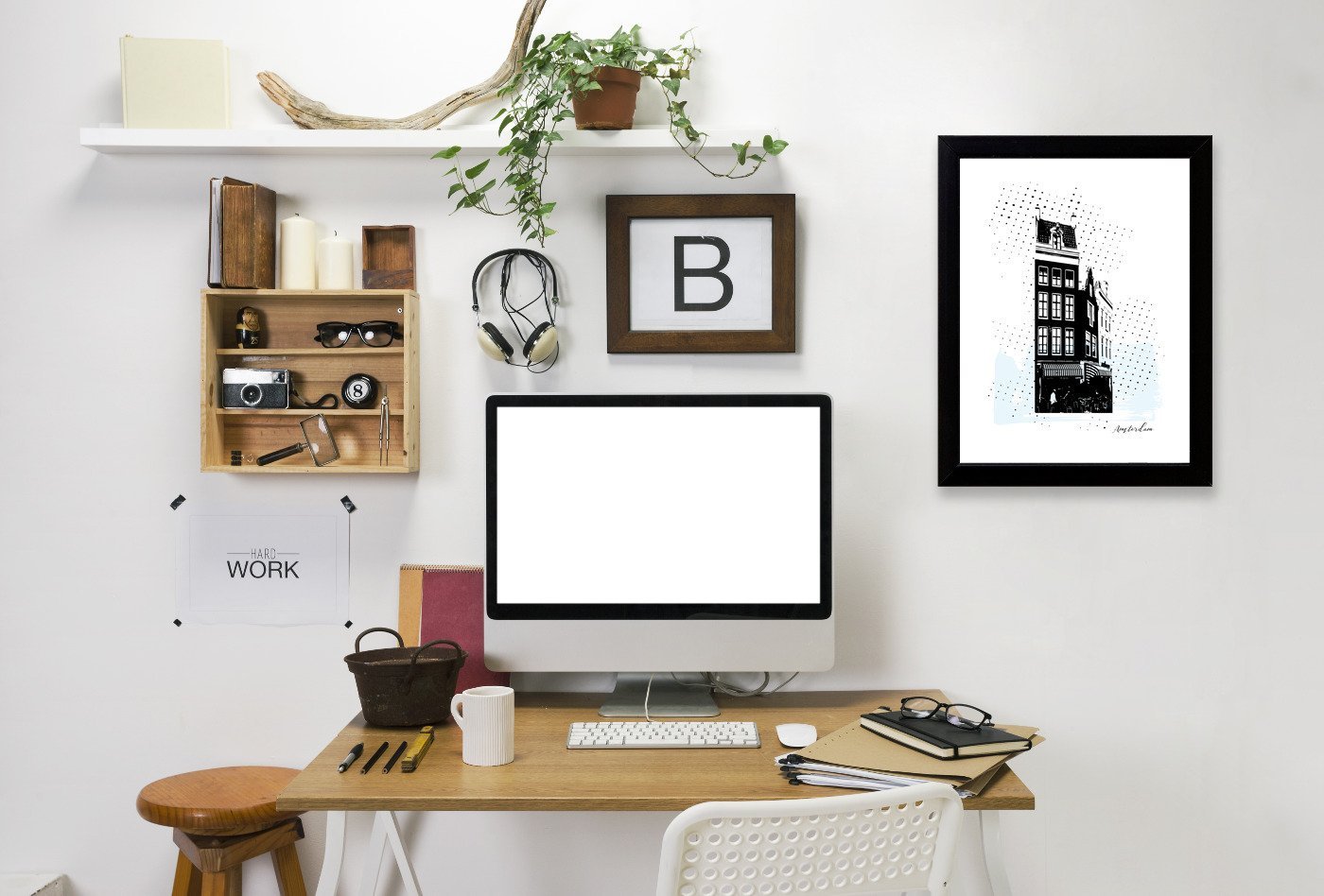 Amsterdam by Ikonolexi Framed Print - Americanflat
