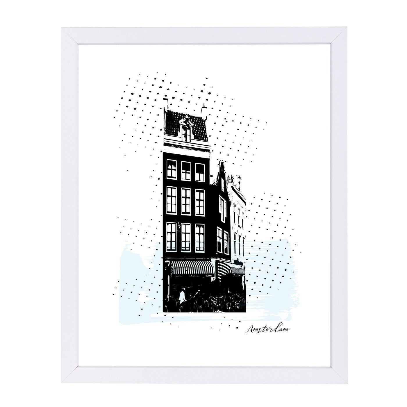 Amsterdam by Ikonolexi Framed Print - Americanflat
