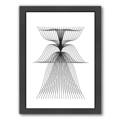 Linear Flower by Ikonolexi Framed Print - Americanflat
