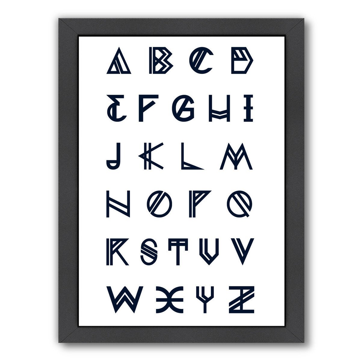 ABC by Pop Monica Framed Print - Americanflat