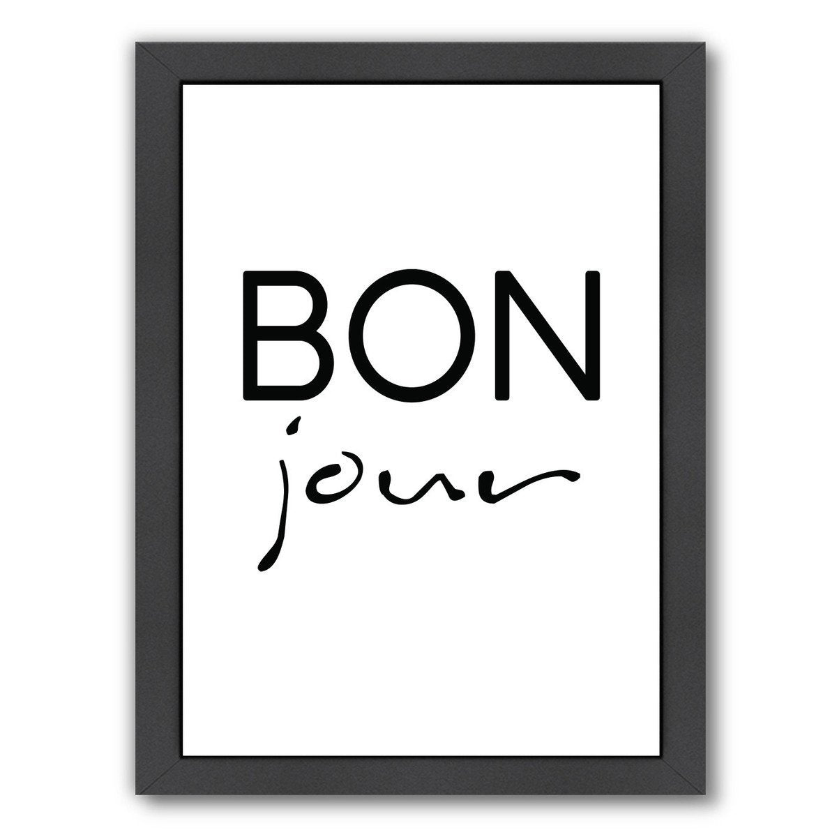 Bon Jour by Pop Monica Framed Print - Americanflat