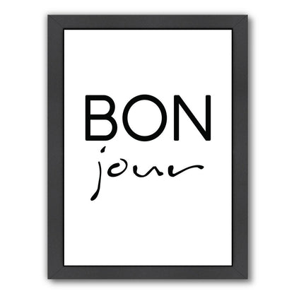 Bon Jour by Pop Monica Framed Print - Americanflat