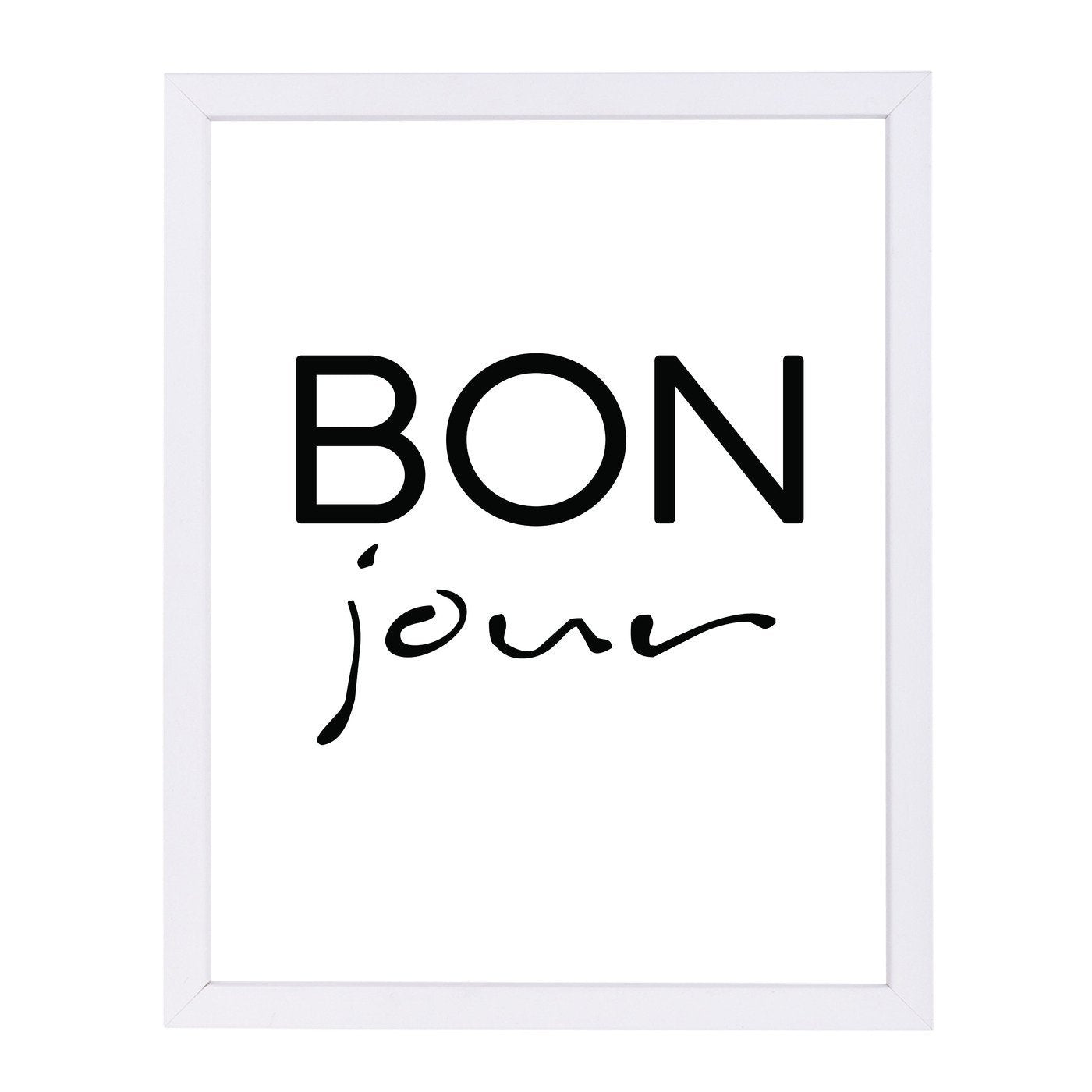 Bon Jour by Pop Monica Framed Print - Americanflat