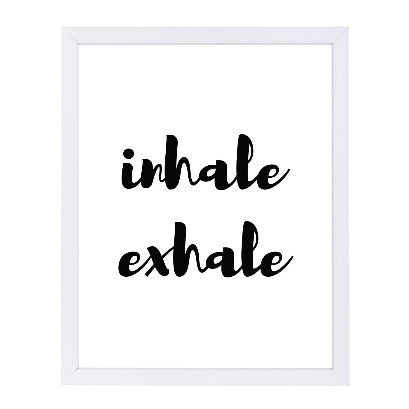 Inhale Exhale by Pop Monica Framed Print - Americanflat
