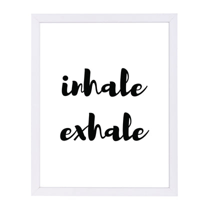 Inhale Exhale by Pop Monica Framed Print - Americanflat