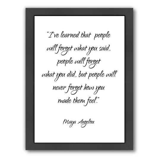 Maya Angelou by Pop Monica Framed Print - Americanflat