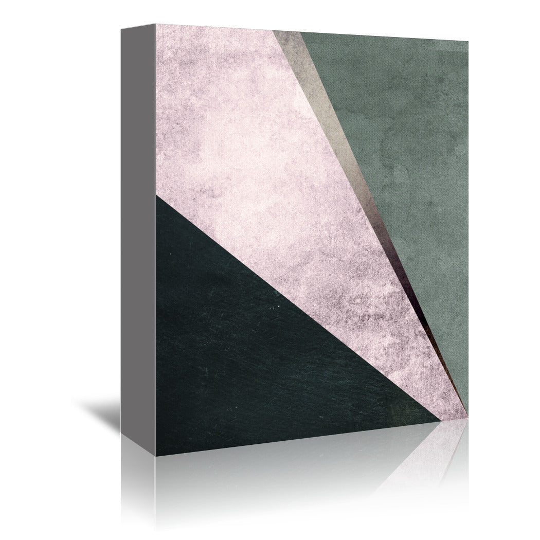 Geometric Abstract by Pop Monica - 4 Piece Wrapped Canvas Gallery Wall Set - Art Set - Americanflat