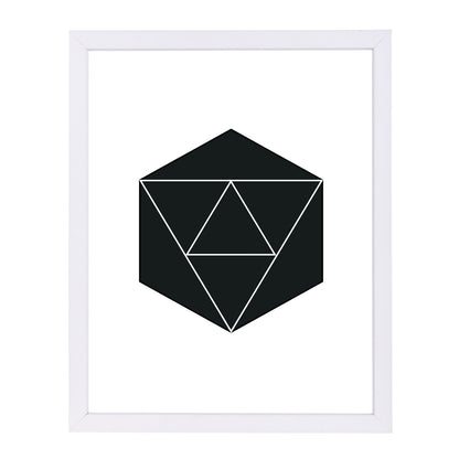 Geometric Art 21 by Pop Monica Framed Print - Americanflat
