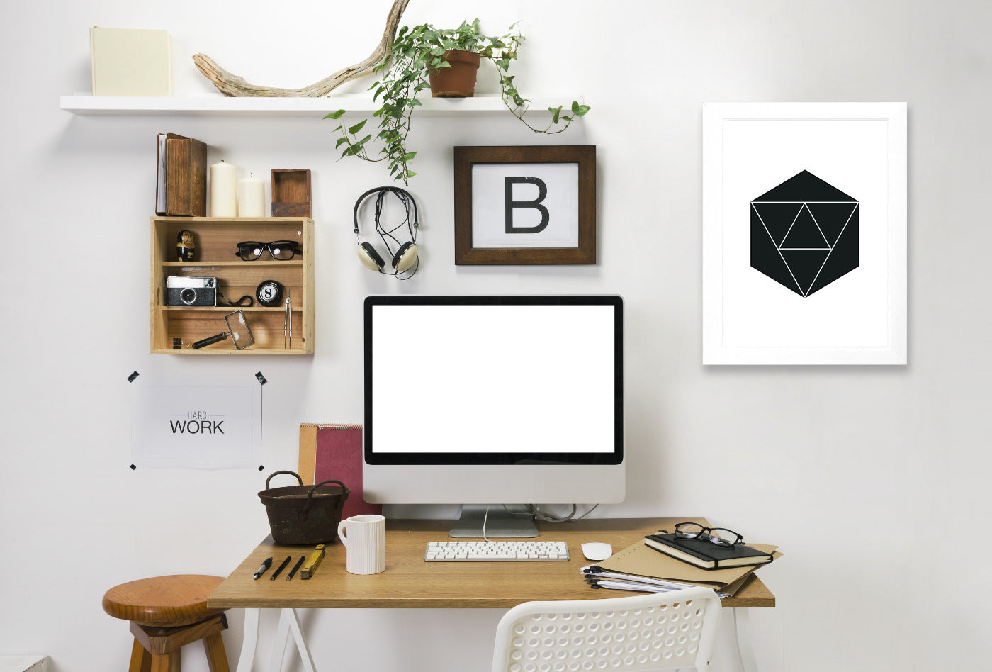Geometric Art 21 by Pop Monica Framed Print - Americanflat