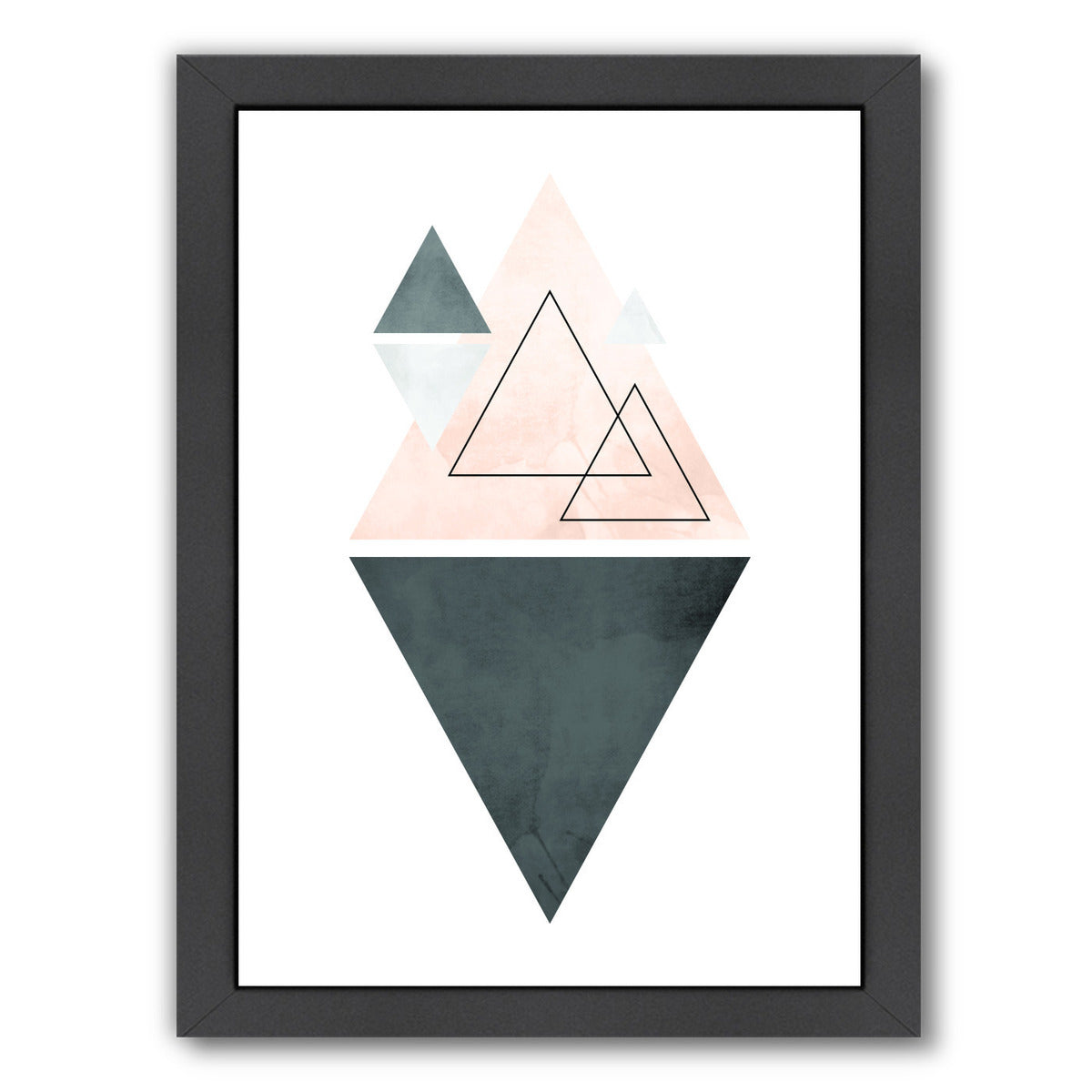 Geometric Art 37 by Pop Monica Framed Print - Americanflat