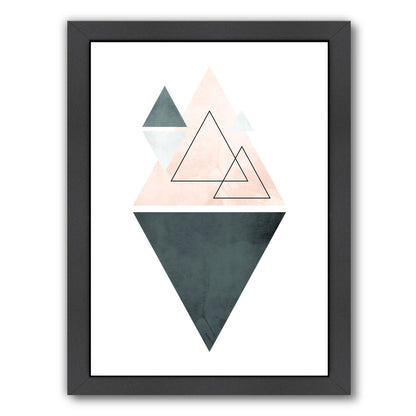 Geometric Art 37 by Pop Monica Framed Print - Americanflat