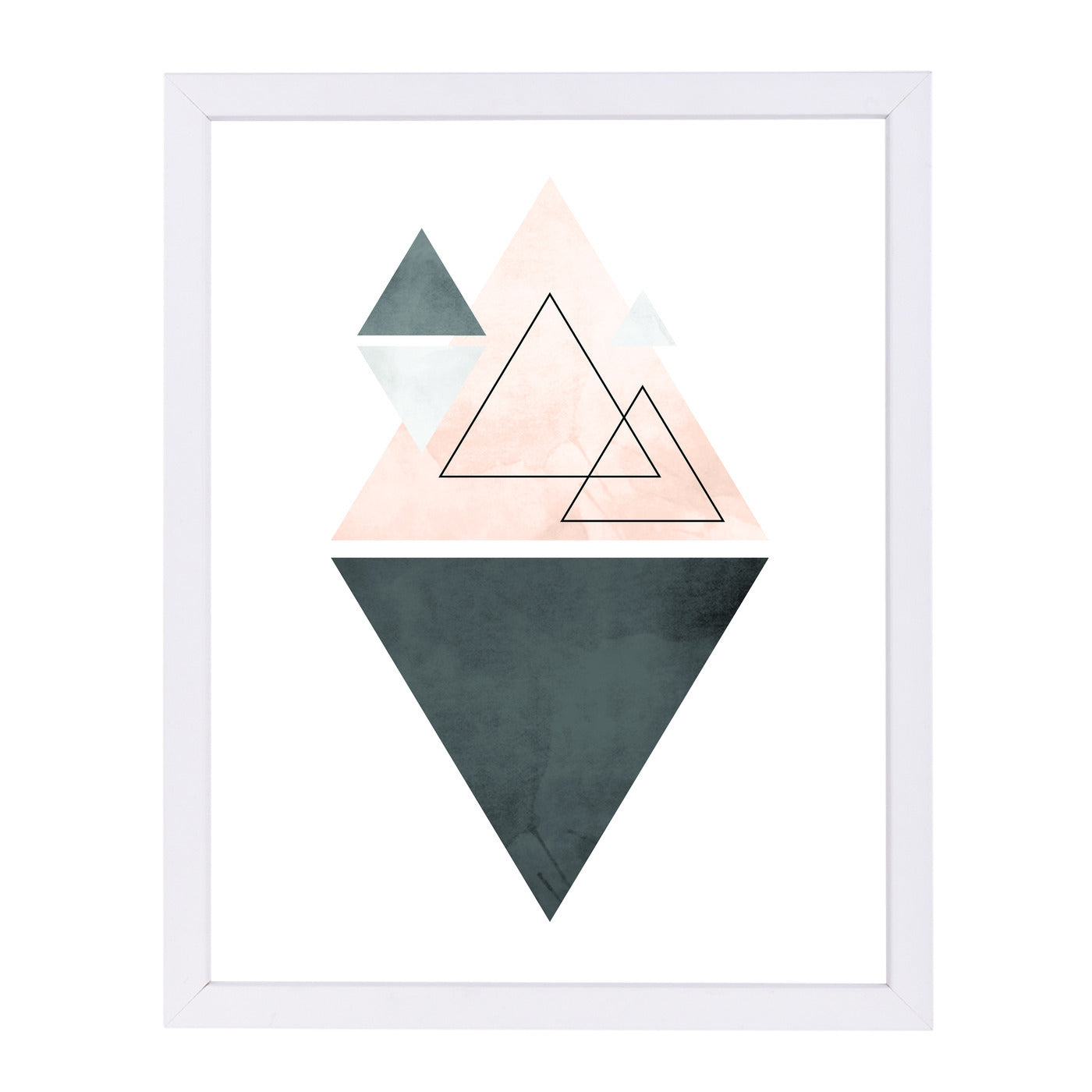 Geometric Art 37 by Pop Monica Framed Print - Americanflat