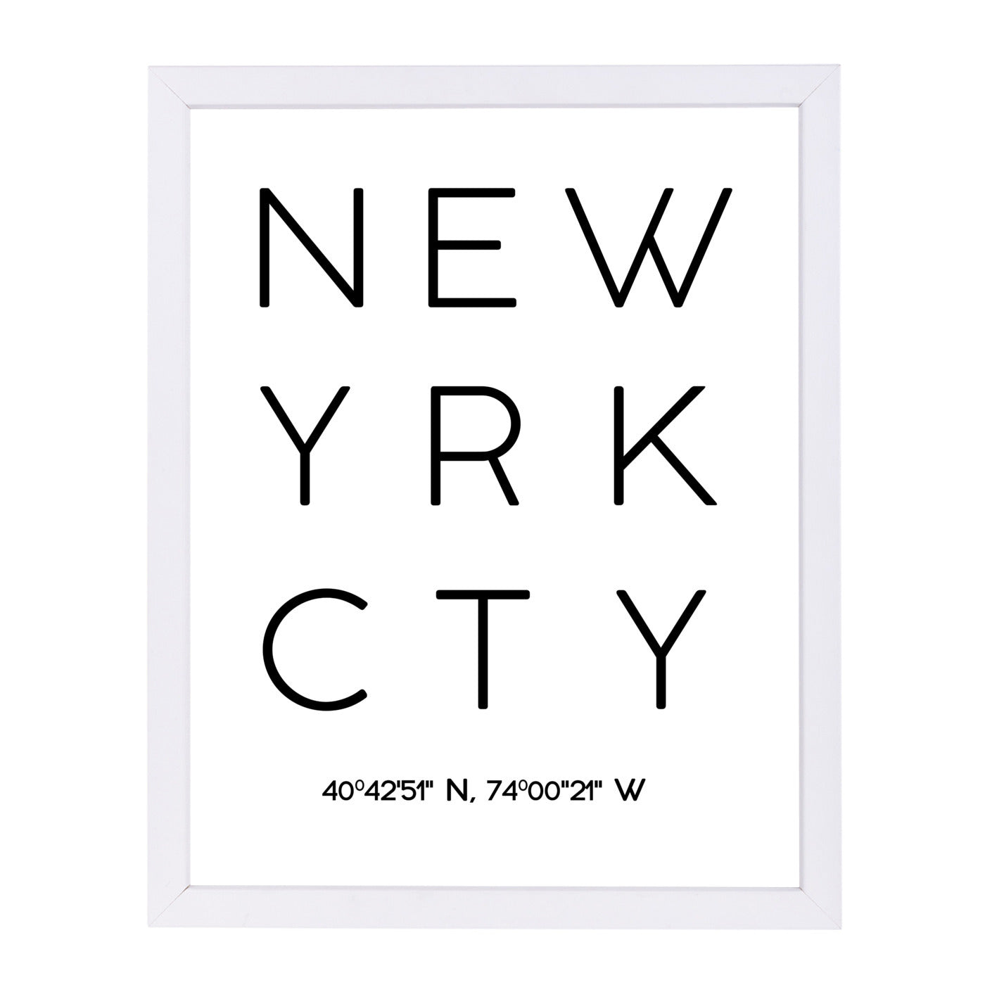 New York City by Pop Monica Framed Print - Americanflat