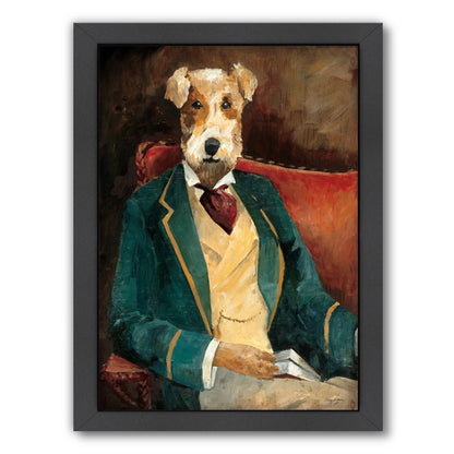 Edgar Allen Paw by Wild Apple Framed Print - Americanflat