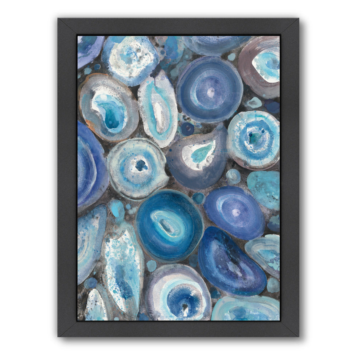 Stone Circles Ii by Wild Apple Framed Print - Americanflat