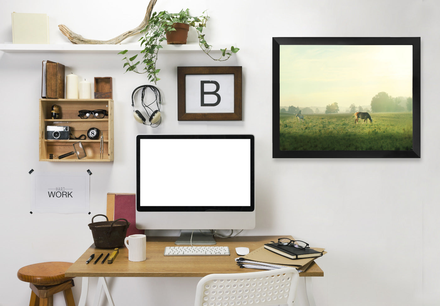 Farm Morning I by Wild Apple Framed Print - Americanflat