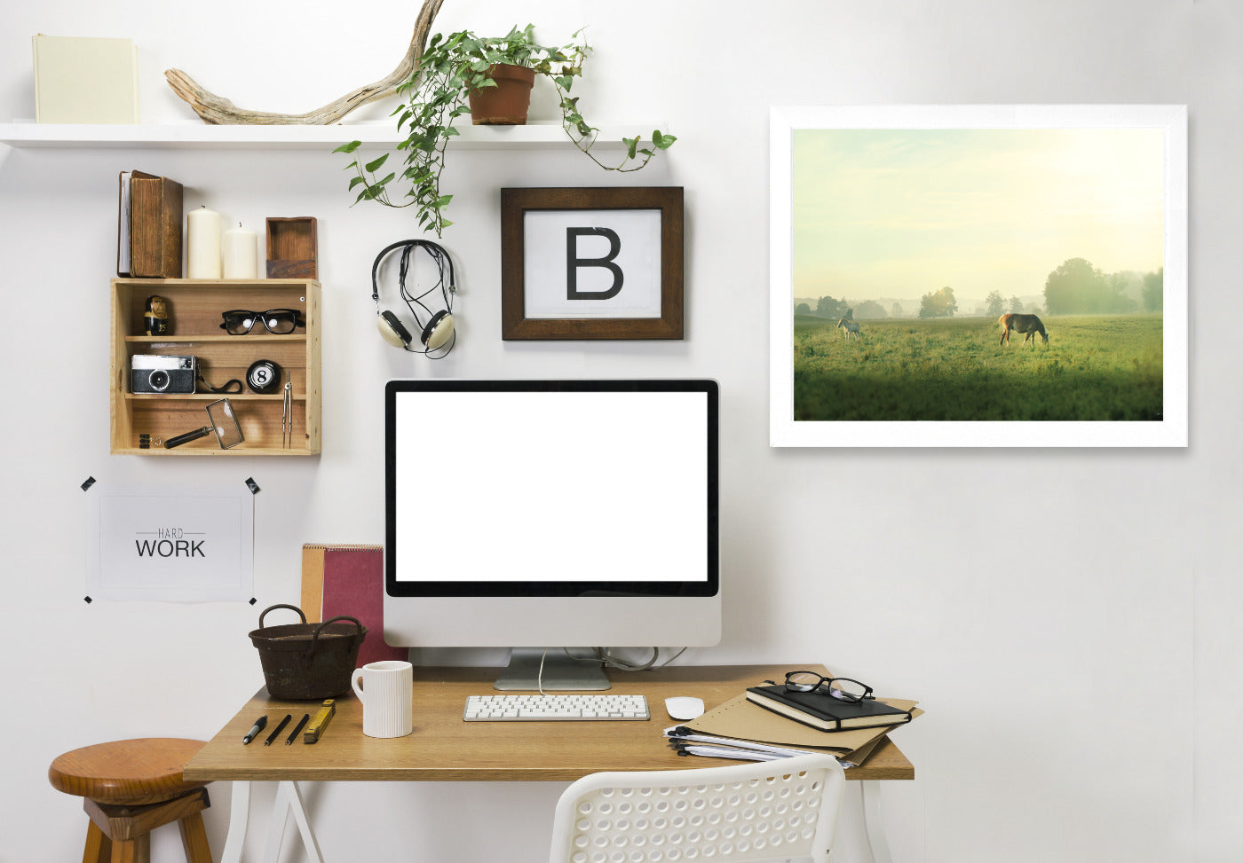 Farm Morning I by Wild Apple Framed Print - Americanflat