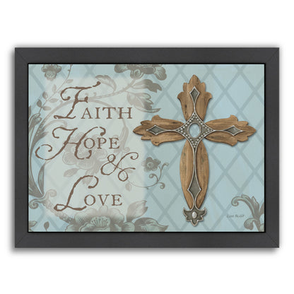 Faith Hope Love by Wild Apple Framed Print - Americanflat