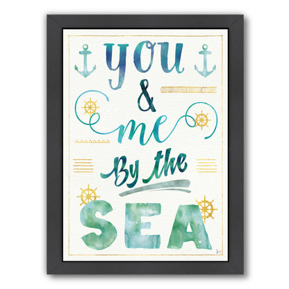 Coastal Words Ii by Wild Apple Framed Print - Americanflat