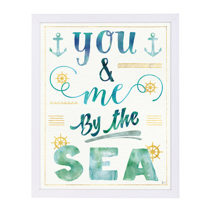 Coastal Words Ii by Wild Apple Framed Print - Americanflat