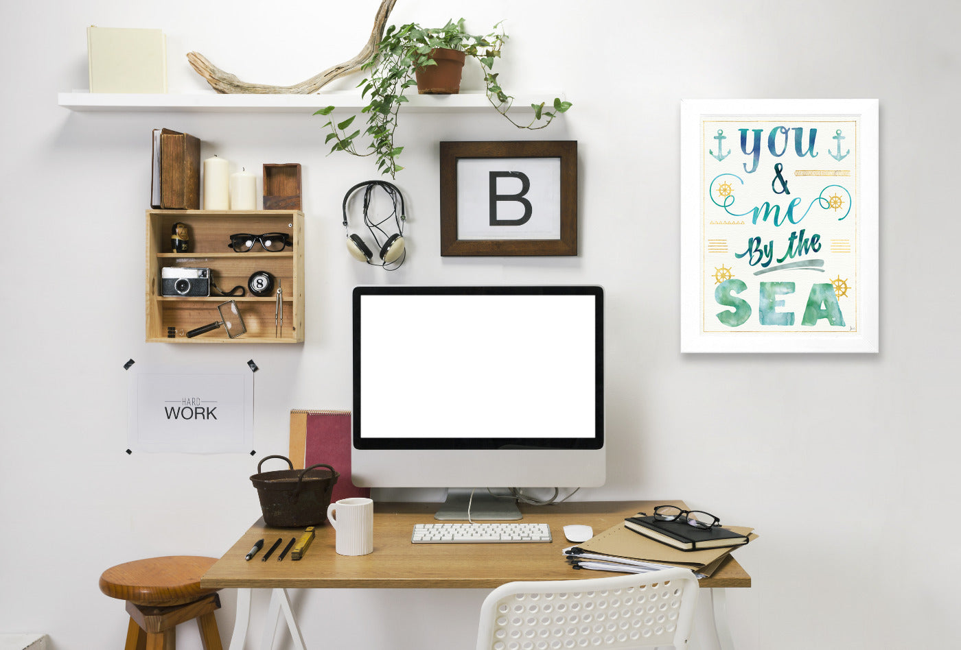 Coastal Words Ii by Wild Apple Framed Print - Americanflat