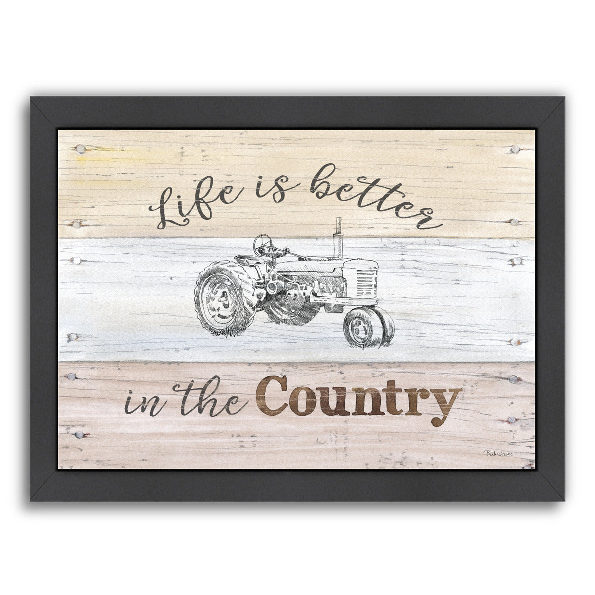 Farmhouse I by Wild Apple Framed Print - Americanflat