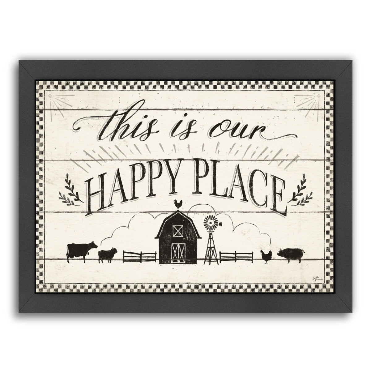 Country Thoughts I by Wild Apple Framed Print - Americanflat