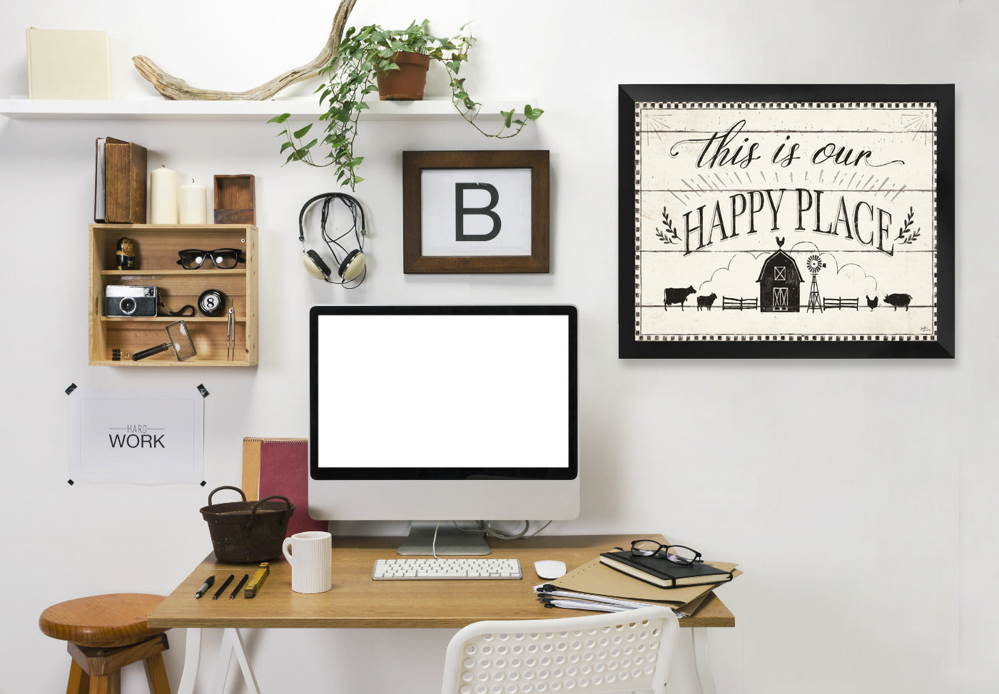 Country Thoughts I by Wild Apple Framed Print - Americanflat