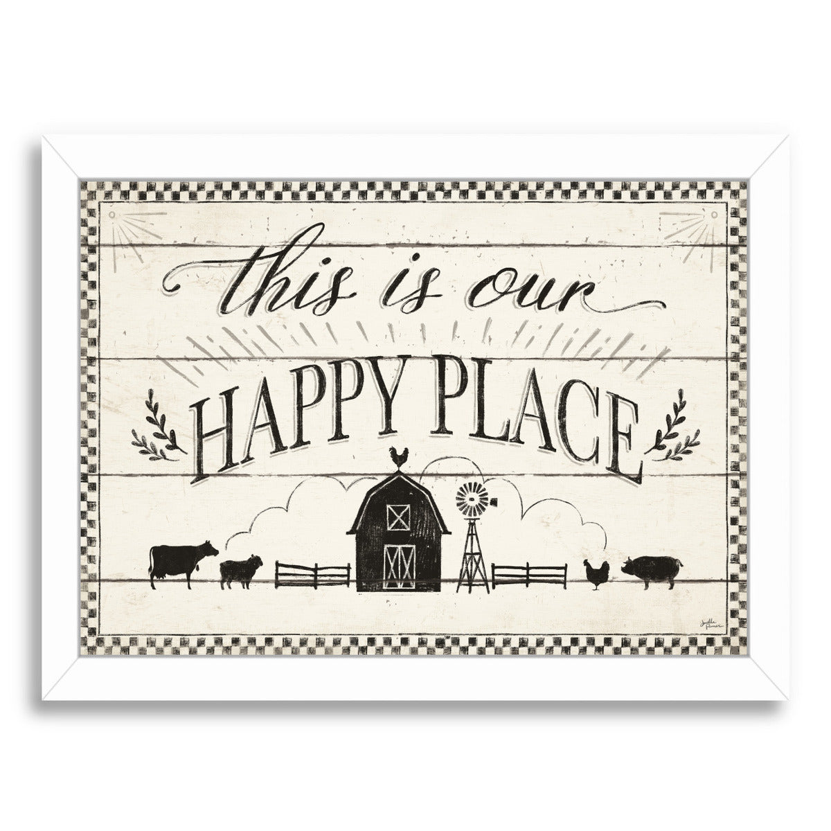 Country Thoughts I by Wild Apple Framed Print - Americanflat
