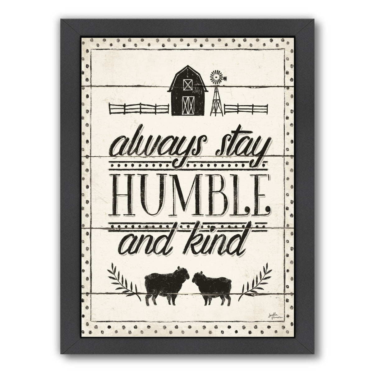Country Thoughts Iv by Wild Apple Framed Print - Americanflat