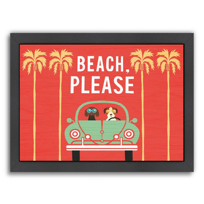 Beach Bums Beetle I by Wild Apple Framed Print - Americanflat