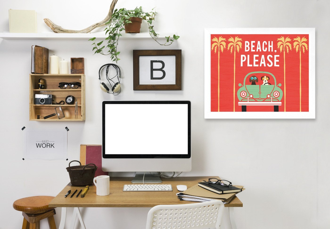 Beach Bums Beetle I by Wild Apple Framed Print - Americanflat