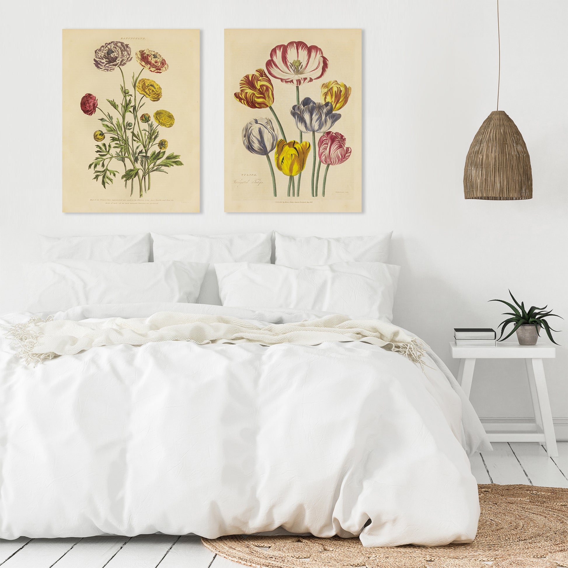 Herbal Botanical by Wild Apple - 2 Piece Wrapped Canvas Set - Americanflat
