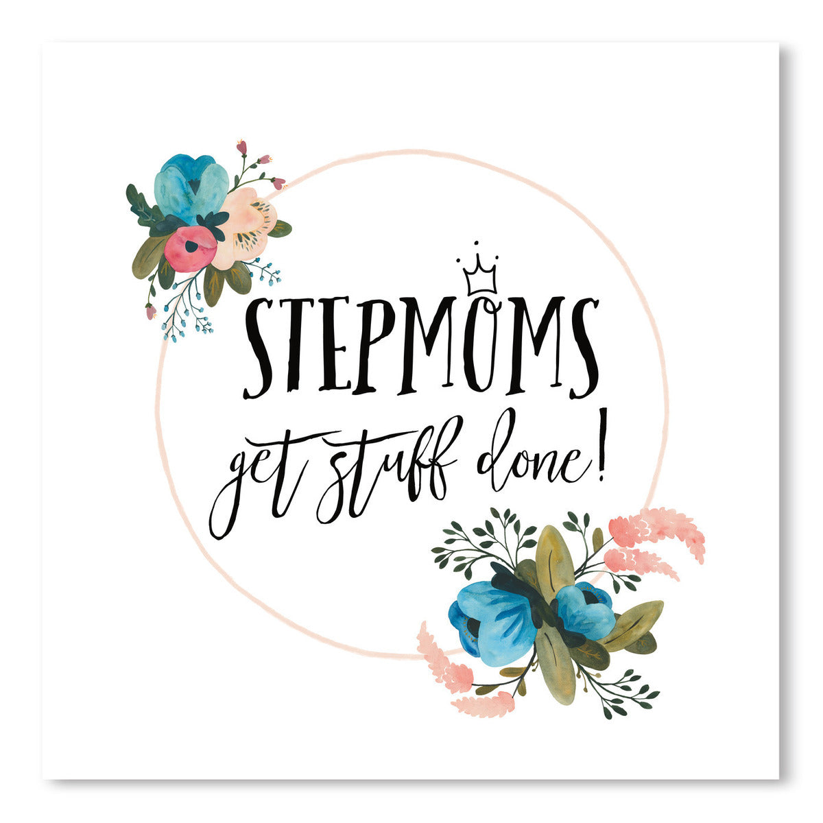 Harriet Floral Stepmom Inspiration I by Wild Apple - Art Print - Americanflat