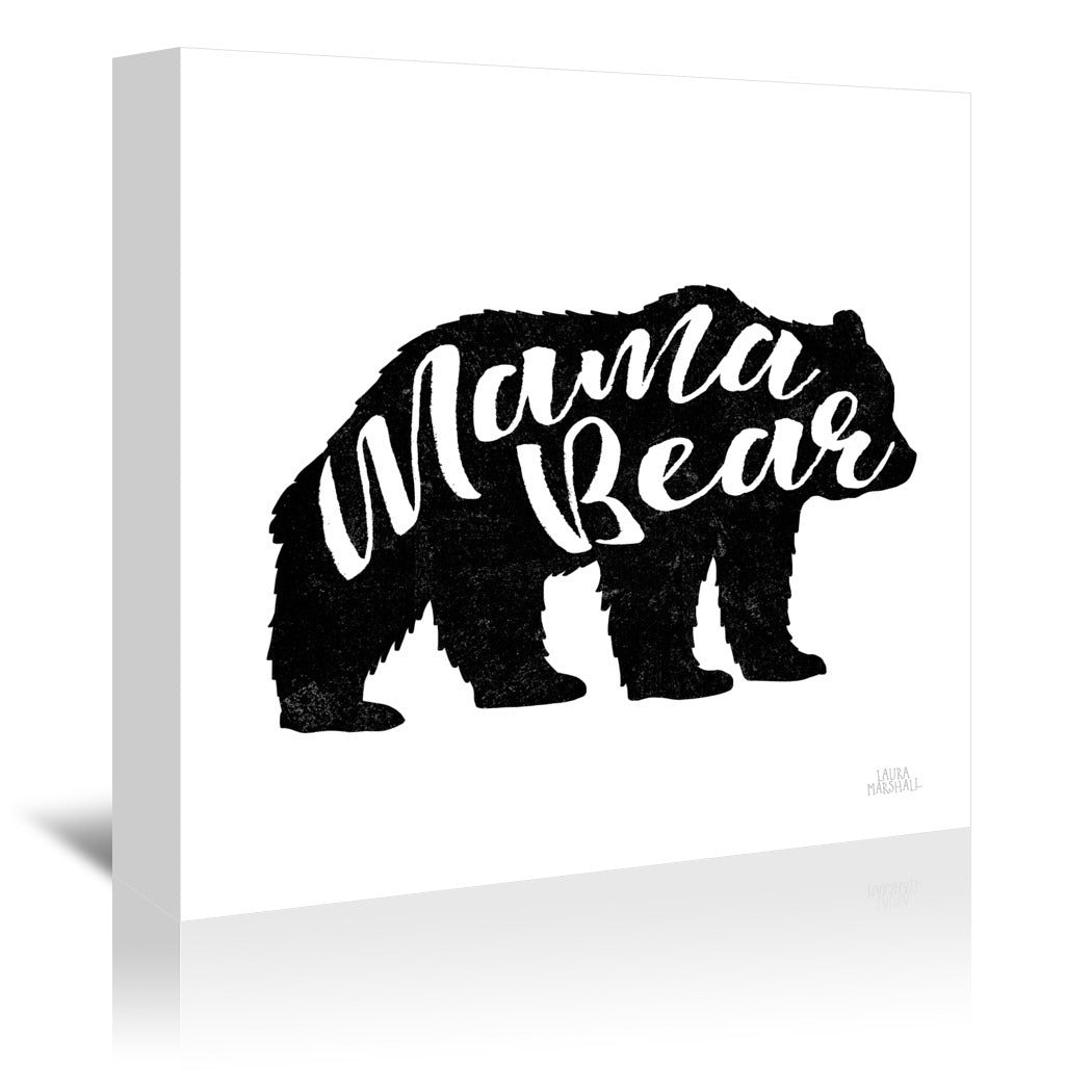Mama Bear by Wild Apple - Wrapped Canvas - Wrapped Canvas - Americanflat