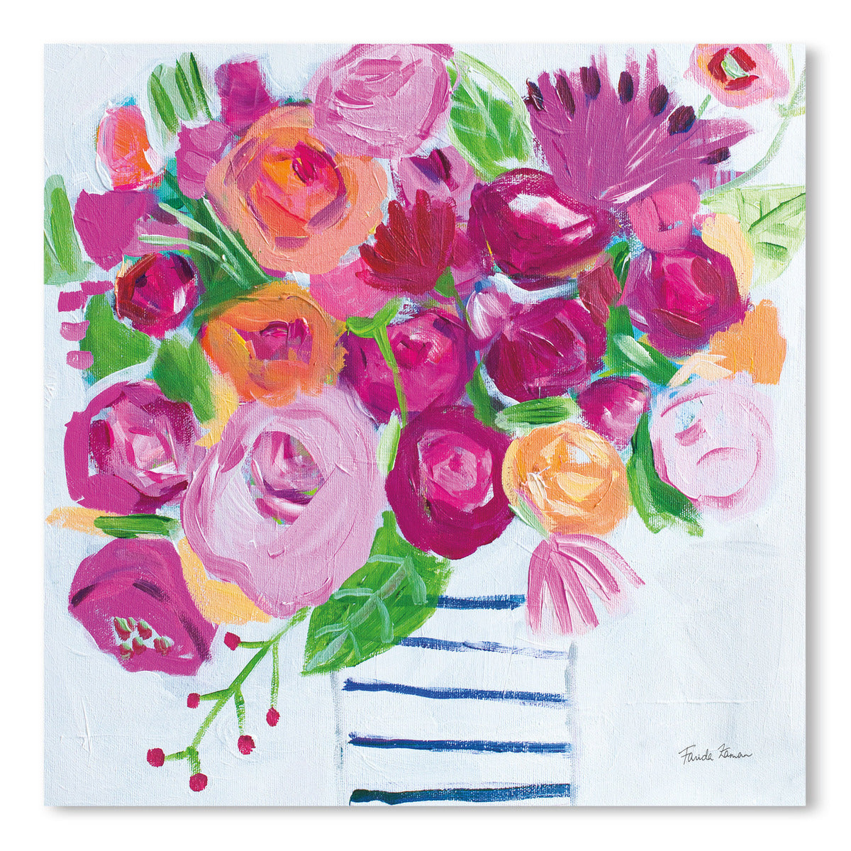 Pink Blossoms I by Wild Apple -  - Americanflat