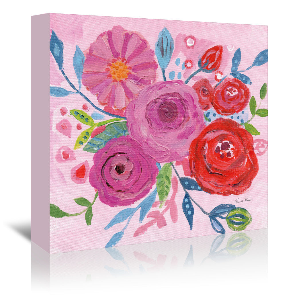 Floral Burst I by Wild Apple - Wrapped Canvas - Wrapped Canvas - Americanflat